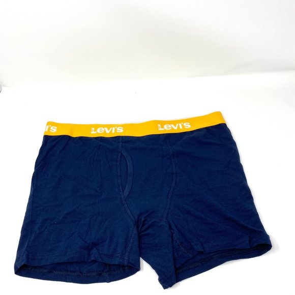 🌿Sale🌿 3-pack Levi's Men's Size S L Boxer Brief Cotton Navy Blue 37453 0593 - Picture 5 of 7